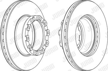 Jurid 569244J - Disc frana aaoparts.ro