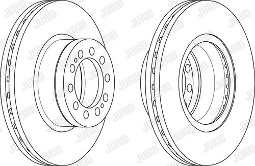 Jurid 569254J - Disc frana aaoparts.ro