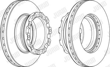 Jurid 569255J - Disc frana aaoparts.ro