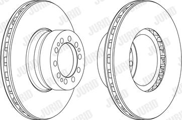 Jurid 569258J - Disc frana aaoparts.ro