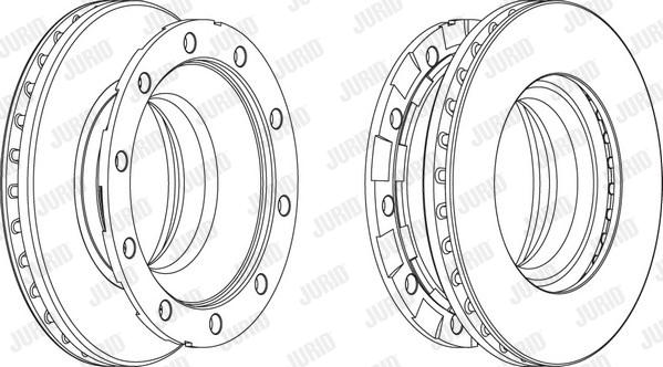 Jurid 569267J - Disc frana aaoparts.ro