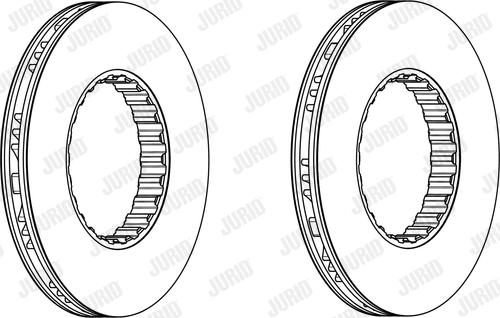 Jurid 569214JK - Disc frana aaoparts.ro