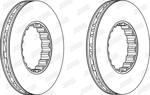 Jurid 569215J - Disc frana aaoparts.ro