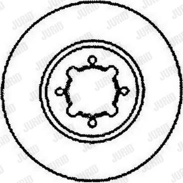 Jurid 561458J - Disc frana aaoparts.ro