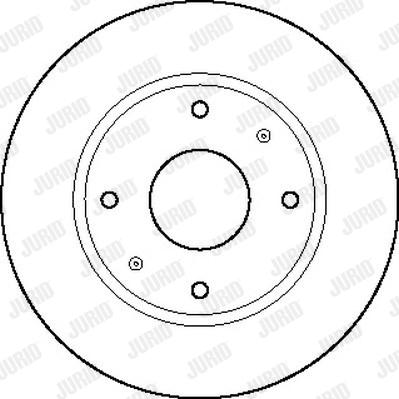 Jurid 561457J - Disc frana aaoparts.ro