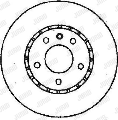 Jurid 561405J - Disc frana aaoparts.ro