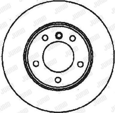 Jurid 561551JC - Disc frana aaoparts.ro