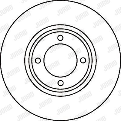 Jurid 561052J - Disc frana aaoparts.ro