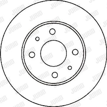 Jurid 561083J - Disc frana aaoparts.ro