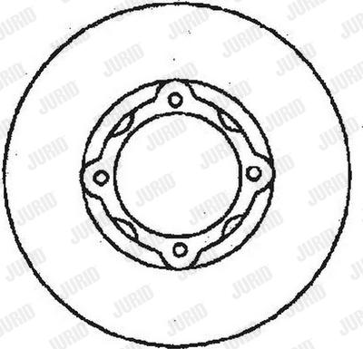 Jurid 561152J - Disc frana aaoparts.ro