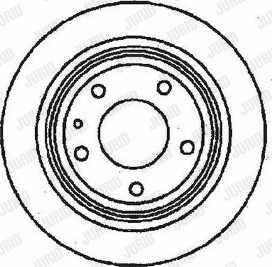Jurid 561162J - Disc frana aaoparts.ro