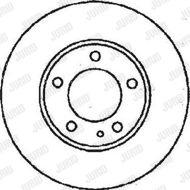 Jurid 561264J - Disc frana aaoparts.ro