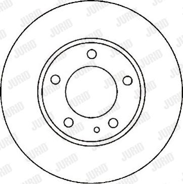 Jurid 561851J - Disc frana aaoparts.ro