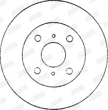 Jurid 561864J - Disc frana aaoparts.ro