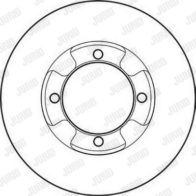 Jurid 561816J - Disc frana aaoparts.ro