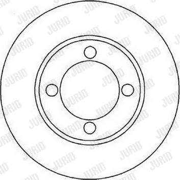 Jurid 561882J - Disc frana aaoparts.ro
