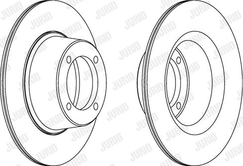 Jurid 561318J - Disc frana aaoparts.ro