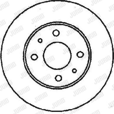 Jurid 561380JC - Disc frana aaoparts.ro