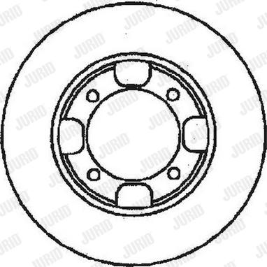 Jurid 561286J - Disc frana aaoparts.ro