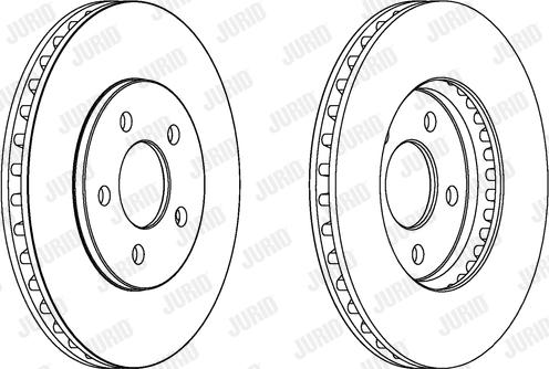 Jurid 563044JC - Disc frana aaoparts.ro