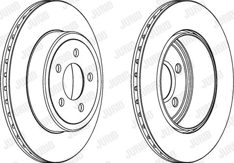 Jurid 563034JC-1 - Disc frana aaoparts.ro