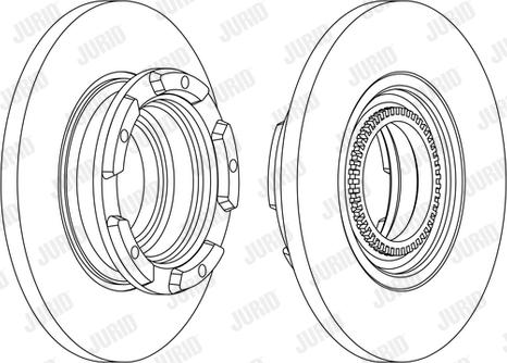 Jurid 563126J - Disc frana aaoparts.ro