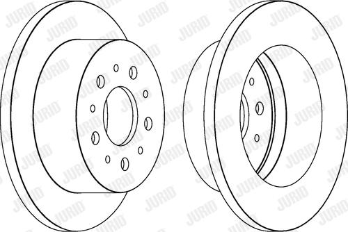 Jurid 562526JC - Disc frana aaoparts.ro