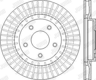 Jurid 562578JC - Disc frana aaoparts.ro