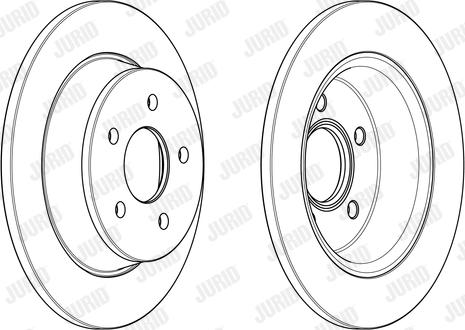Jurid 562655JC - Disc frana aaoparts.ro