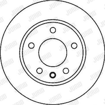 Jurid 562039JC - Disc frana aaoparts.ro