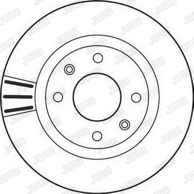 Jurid 562128JC - Disc frana aaoparts.ro