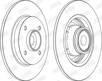 Jurid 562374JC-1 - Disc frana aaoparts.ro