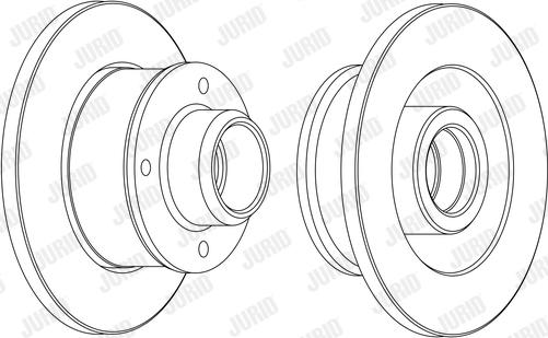 Jurid 562372JC - Disc frana aaoparts.ro