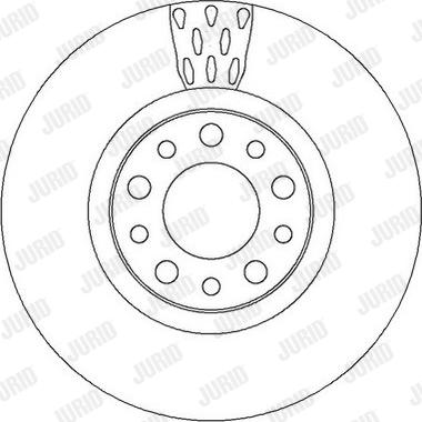 Jurid 562299JC - Disc frana aaoparts.ro