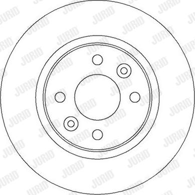 Jurid 562293JC - Disc frana aaoparts.ro