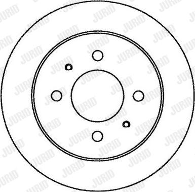 Jurid 562250J - Disc frana aaoparts.ro