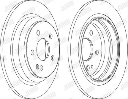 Jurid 562263JC - Disc frana aaoparts.ro