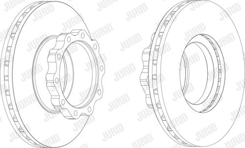 Jurid 567400J - Disc frana aaoparts.ro