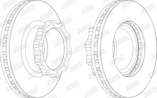 Jurid 567403J - Disc frana aaoparts.ro