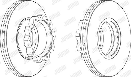 Jurid 567410J - Disc frana aaoparts.ro