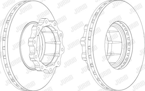 Jurid 567555J - Disc frana aaoparts.ro