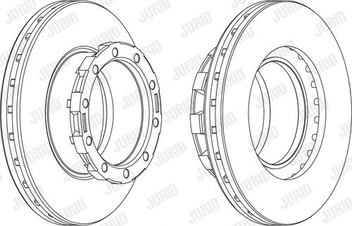 Jurid 567801J - Disc frana aaoparts.ro