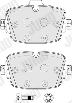 Jurid 574129J - Set placute frana,frana disc aaoparts.ro