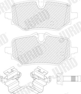 Jurid 574287J - Set placute frana,frana disc aaoparts.ro