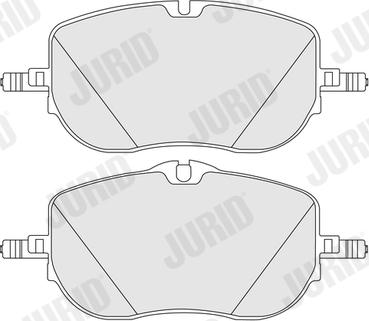 Jurid 574234J - Set placute frana,frana disc aaoparts.ro