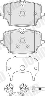 Jurid 574271J - Set placute frana,frana disc aaoparts.ro
