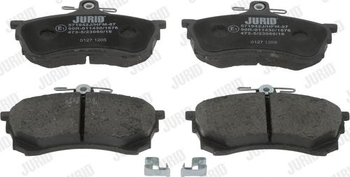 Jurid 571942J - Set placute frana,frana disc aaoparts.ro