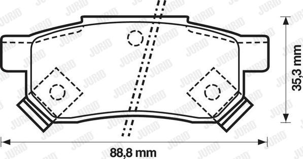 Jurid 571977J - Set placute frana,frana disc aaoparts.ro