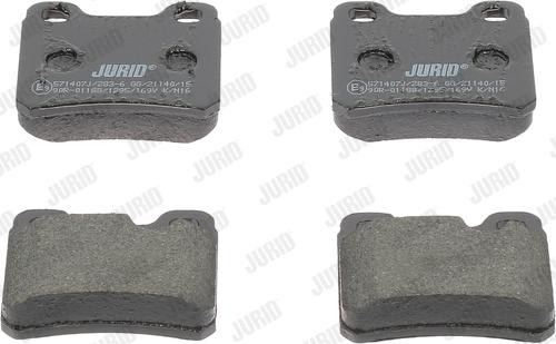 Jurid 571407J - Set placute frana,frana disc aaoparts.ro