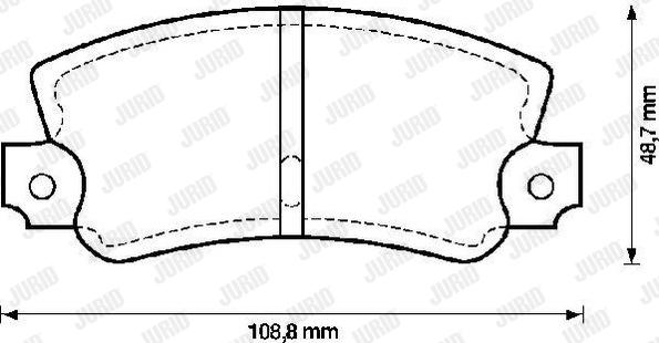 Jurid 571475J - Set placute frana,frana disc aaoparts.ro